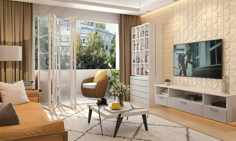 Kitchen & Living (wide)